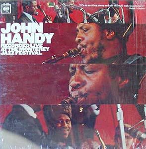 John Handy : Recorded Live At The Monterey Jazz Festival (LP, Album, Mono)