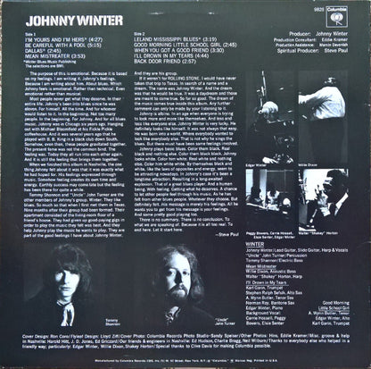 Johnny Winter : Johnny Winter (LP, Album, RE)