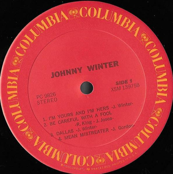 Johnny Winter : Johnny Winter (LP, Album, RE)