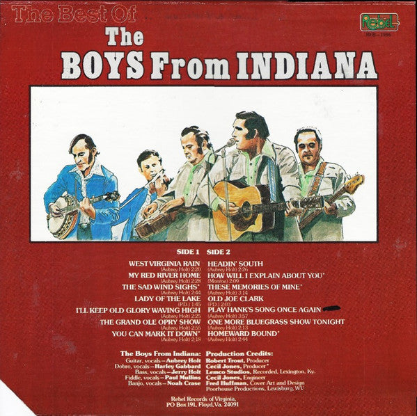 The Boys From Indiana : The Best Of The Boys From Indiana (LP, Comp)