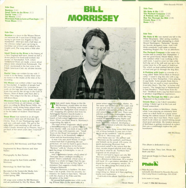 Bill Morrissey : Bill Morrissey (LP)