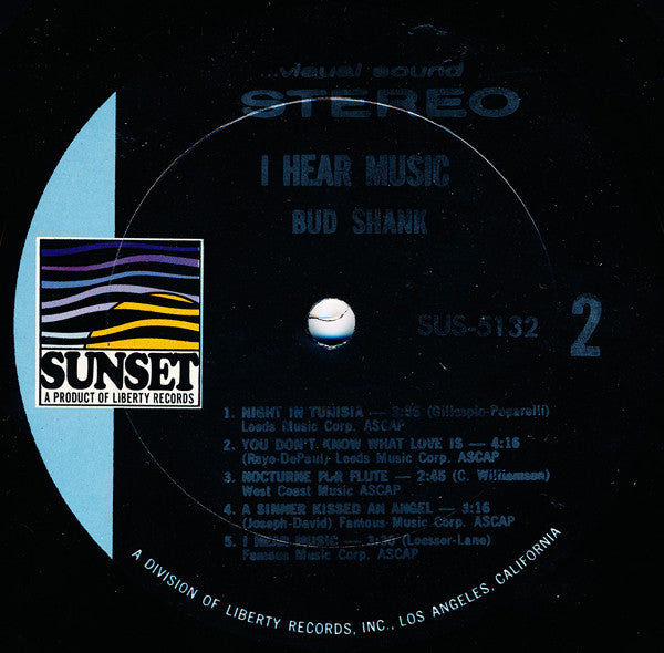 Bud Shank : I Hear Music (LP, Comp)