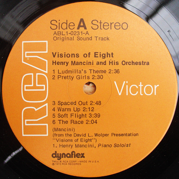 Henry Mancini : Visions Of Eight (Music From The Original Sound Track) (LP, Album, Gat)