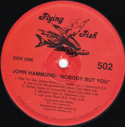 John Paul Hammond : Nobody But You (LP, Album)