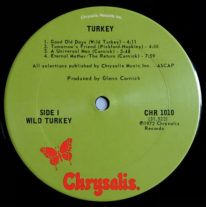 Wild Turkey : Turkey (LP, Album)