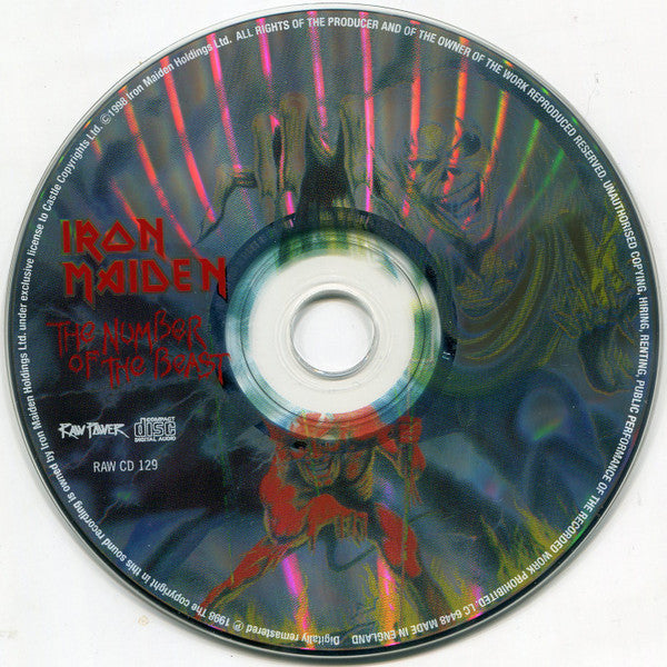 Iron Maiden : The Number Of The Beast (CD, Album, Club, Enh, RE, RM)