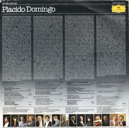 Placido Domingo : Verdi Arias (LP, Comp)