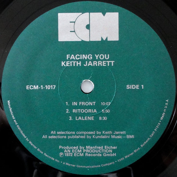 Keith Jarrett : Facing You (LP, Album)