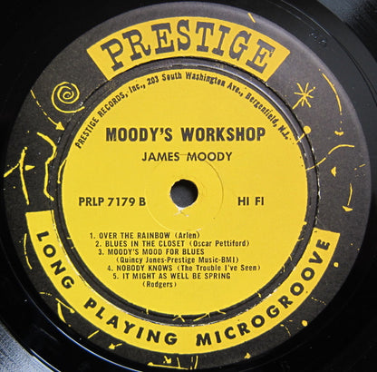 James Moody And His Band : Moody's Workshop (LP, Album, Mono, RE)