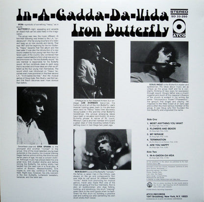 Iron Butterfly : In-A-Gadda-Da-Vida (LP, Album, RP, CT )