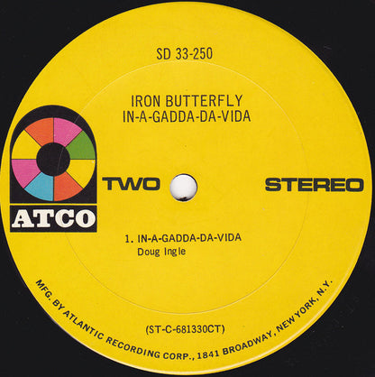 Iron Butterfly : In-A-Gadda-Da-Vida (LP, Album, RP, CT )