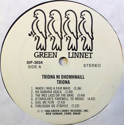 Tríona Ní Dhomhnaill : Tríona (LP, RE)