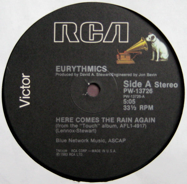 Eurythmics : Here Comes The Rain Again (12")