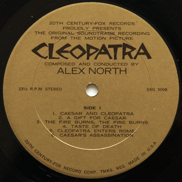 Alex North : Cleopatra (Original Soundtrack Album) (LP, Album, Gat)