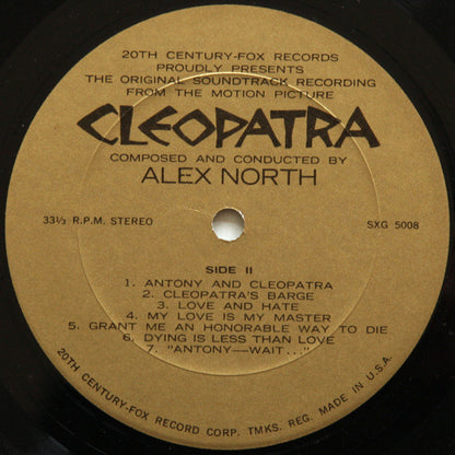 Alex North : Cleopatra (Original Soundtrack Album) (LP, Album, Gat)