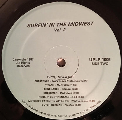 Various : Surfin' In The Midwest Vol.2 (LP, Comp)