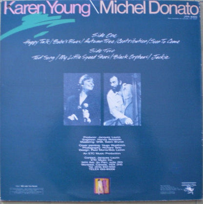 Karen Young (3) & Michel Donato : Karen Young / Michel Donato (LP, Album)