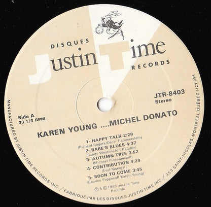 Karen Young (3) & Michel Donato : Karen Young / Michel Donato (LP, Album)