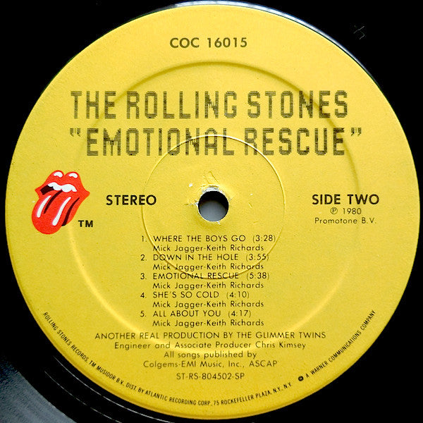 The Rolling Stones : Emotional Rescue (LP, Album, SP )