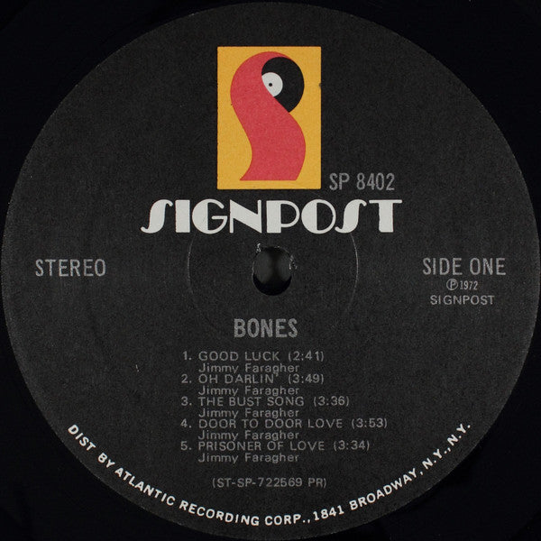 Bones (25) : Bones (LP, Album, PR)