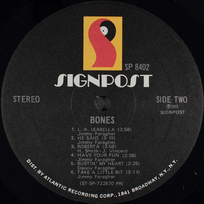 Bones (25) : Bones (LP, Album, PR)