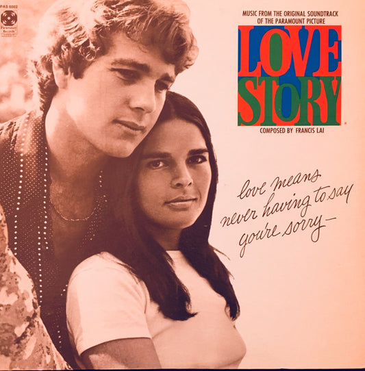 Francis Lai : Love Story - Music From The Original Soundtrack (LP, Album, She)