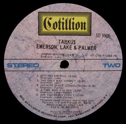 Emerson, Lake & Palmer : Tarkus (LP, Album, Club, Pre)