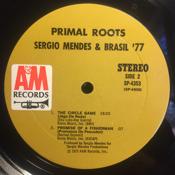 Sérgio Mendes & Brasil '77 : Primal Roots (LP, Album)