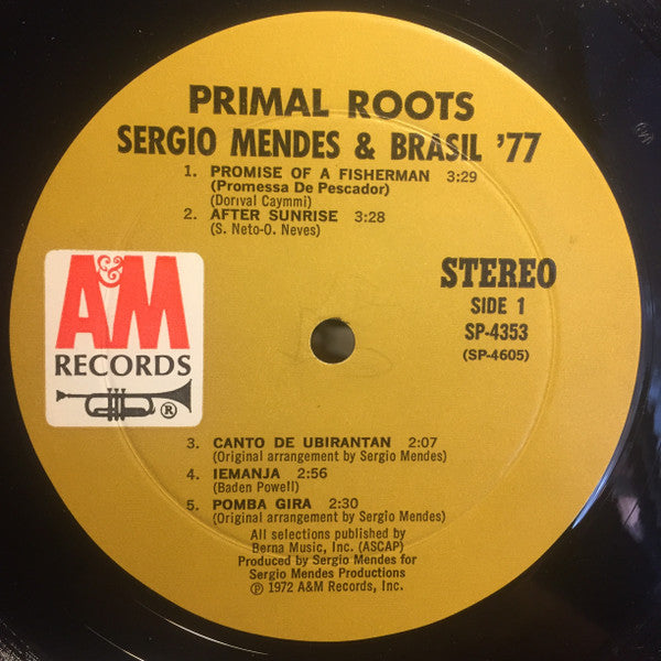 Sérgio Mendes & Brasil '77 : Primal Roots (LP, Album)