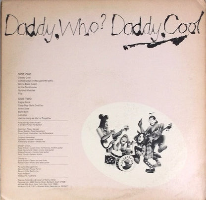 Daddy Cool (5) : Daddy Who? (LP, Album, Promo)