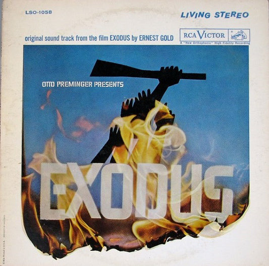 Ernest Gold : Exodus - An Original Soundtrack Recording (LP, Album, RP)