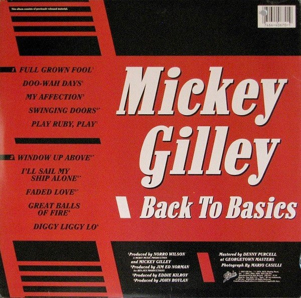 Mickey Gilley : Back To Basics (LP, Comp)