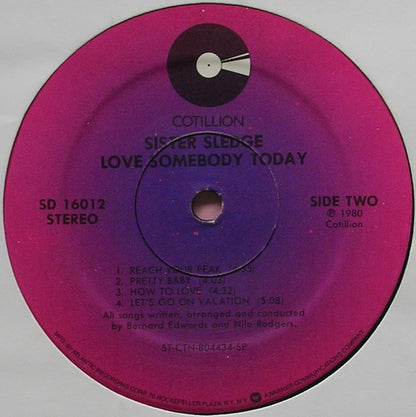 Sister Sledge : Love Somebody Today (LP, Album, SP)