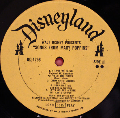 Various : 10 Songs From Mary Poppins (LP, Album, Yel)