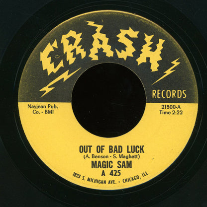 Magic Sam : Out Of Bad Luck / She Belongs To Me (7")