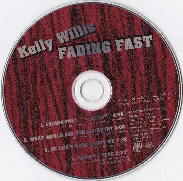 Kelly Willis : Fading Fast (CD, EP, Jew)