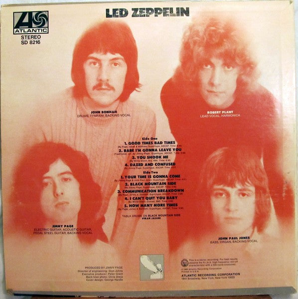 Led Zeppelin : Led Zeppelin (LP, Album, Pur)