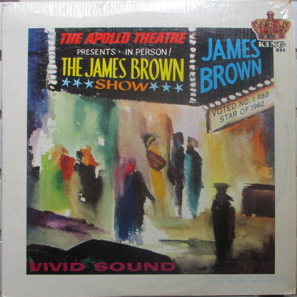 James Brown : James Brown Live At The Apollo (LP, Album, Mono, RE)