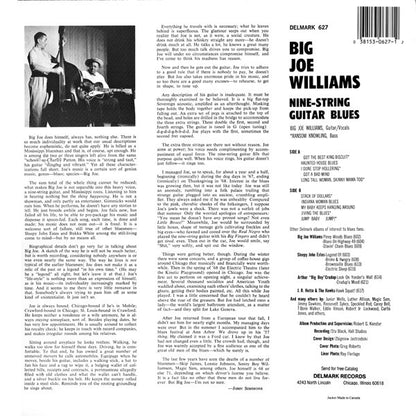 Big Joe Williams : Nine String Guitar Blues (LP, Album, RP)