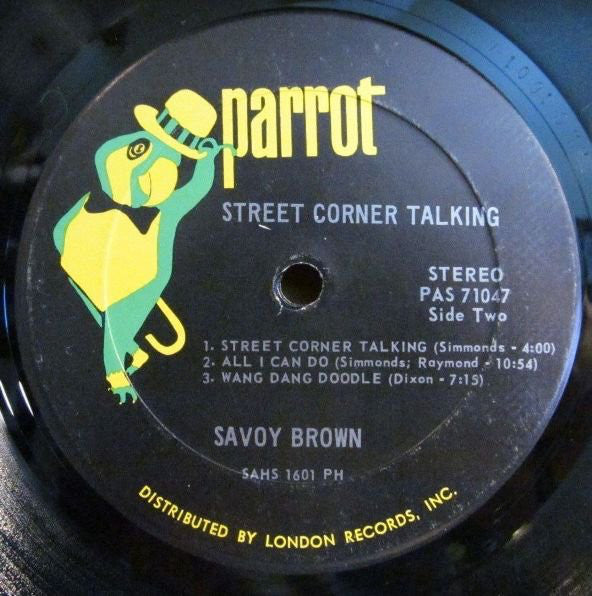 Savoy Brown : Street Corner Talking (LP, Album, PH )