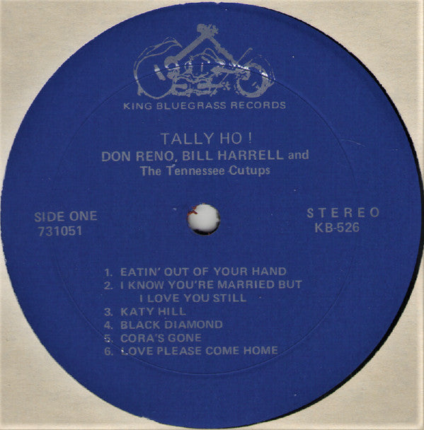 Don Reno, Bill Harrell & The Tennessee Cut-Ups : Tally Ho! (LP, Album)