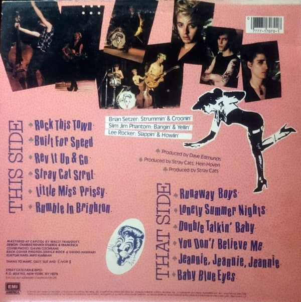 Stray Cats : Built For Speed (LP, Album, Comp, Win)