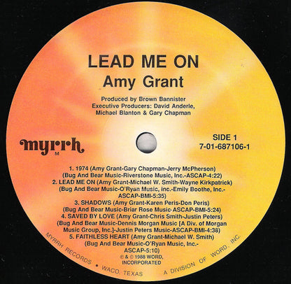 Amy Grant : Lead Me On (LP, Album)