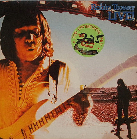 Robin Trower : Robin Trower Live! (LP, Album, Promo)