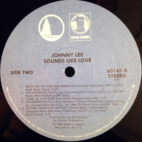 Johnny Lee (3) : Sounds Like Love (LP, SP)