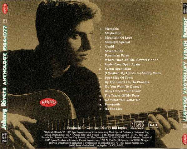 Johnny Rivers : Anthology 1964-1977 (2xCD, Comp)