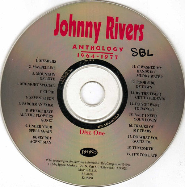 Johnny Rivers : Anthology 1964-1977 (2xCD, Comp)