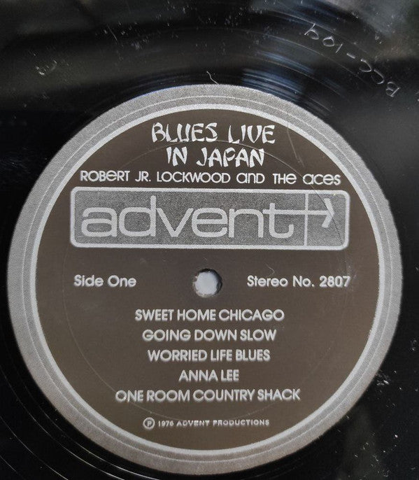 Robert Lockwood Jr. & The Aces (4) : Blues Live In Japan (LP)