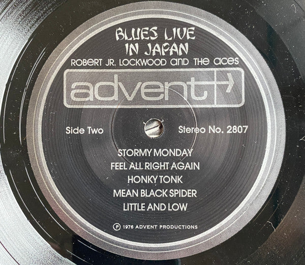 Robert Lockwood Jr. & The Aces (4) : Blues Live In Japan (LP)