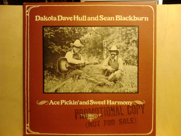 Dakota Dave Hull and Sean Blackburn : Ace Pickin' And Sweet Harmony (LP, Album)